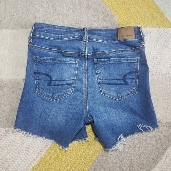 American Eagle High Rise Jean Shorts 4 - Picture 2 of 5